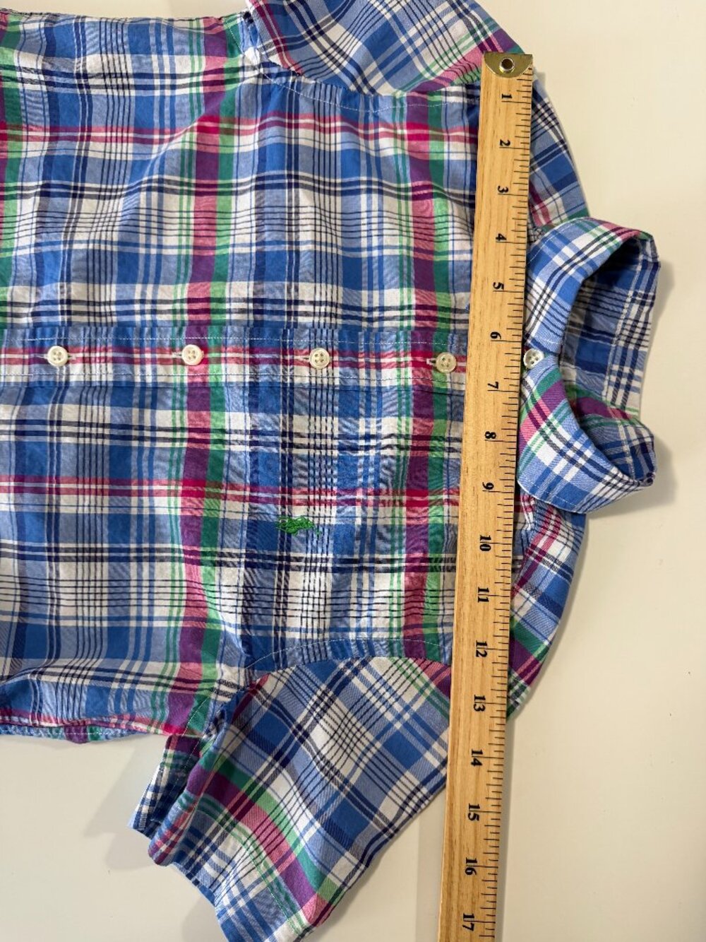 Ralph Lauren Short-Sleeve Plaid Shirt - Size S (8 years / Youth) - Picture 5 of 10